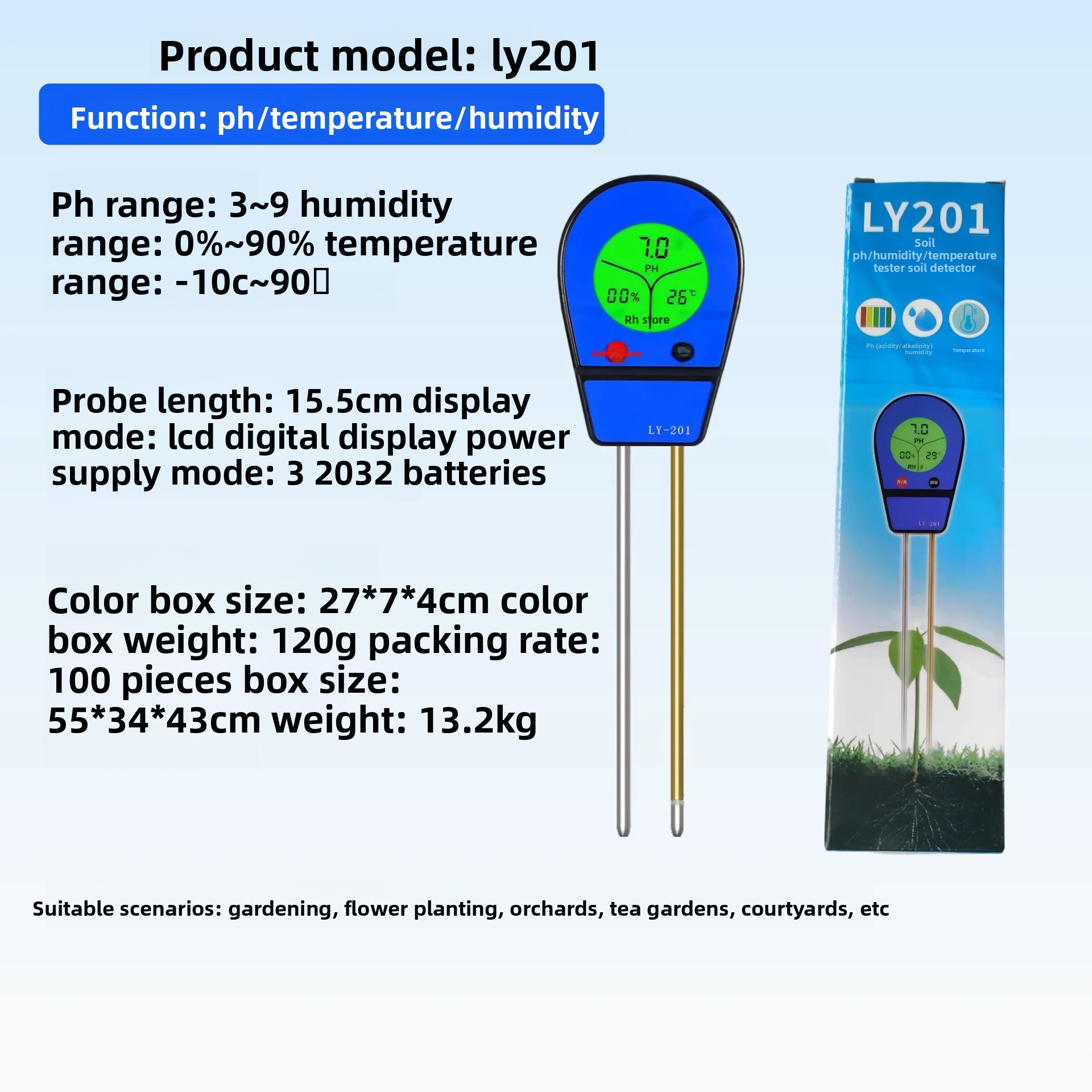 Moisture Meter Plant - Medidor de Humedad del Suelo 4