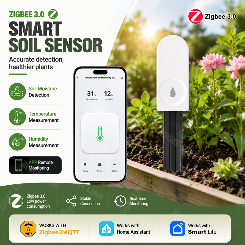 Moisture Meter Plant - Sensor de Humedad del Suelo Inalámbrico