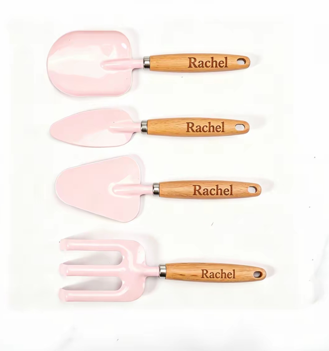 Gardening Tools With Names - Juego de Herramientas de Jardinería Personalizadas