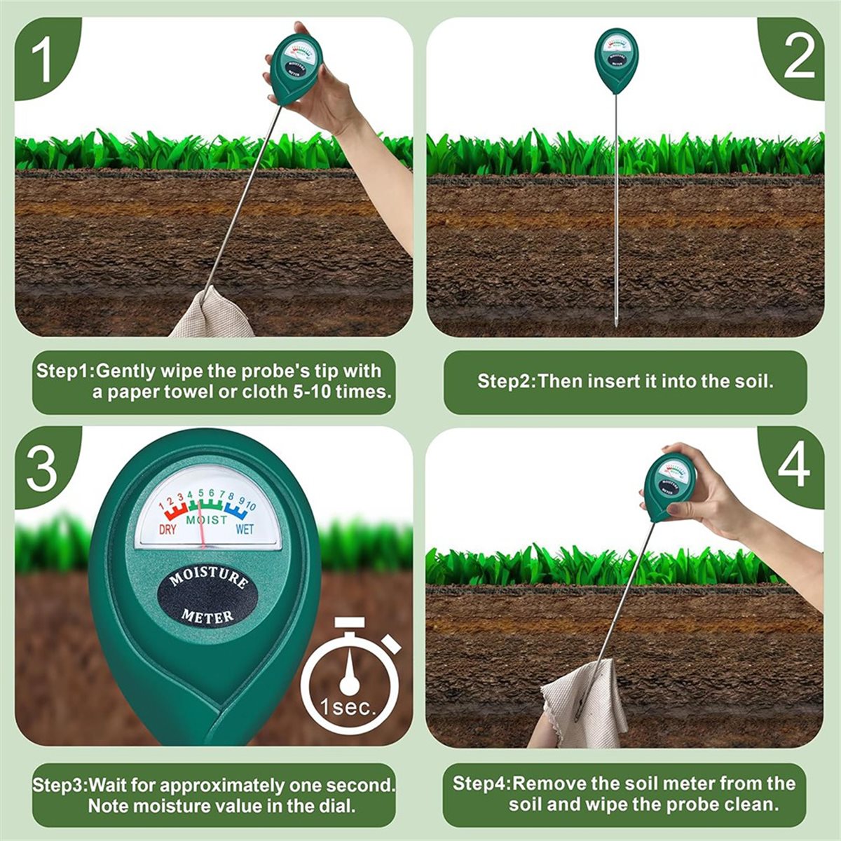 Medidor de Humedad del Suelo d - Moisture Meter Plant reseña y precio