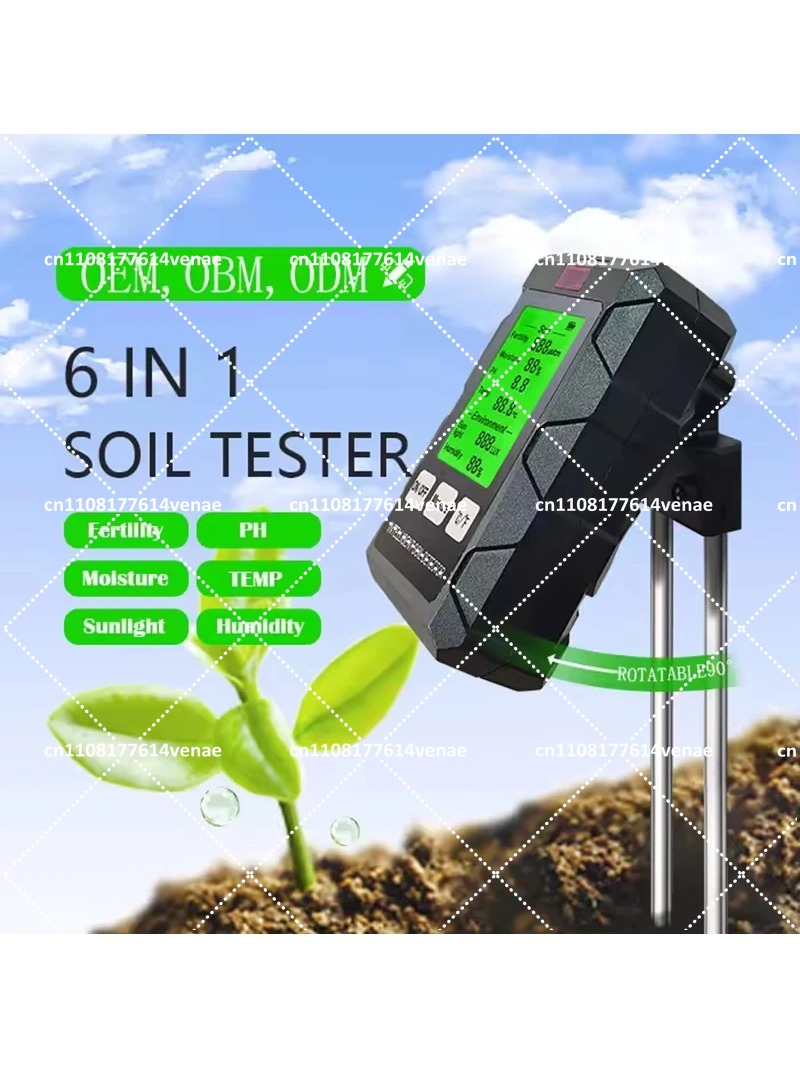 Kit de Prueba de Suelo 6 en 1, - Moisture Meter Plant reseña y precio