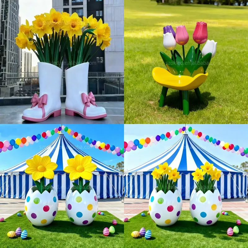 Escultura de Flores Realistas  - Gardening Tools Photo reseña y precio