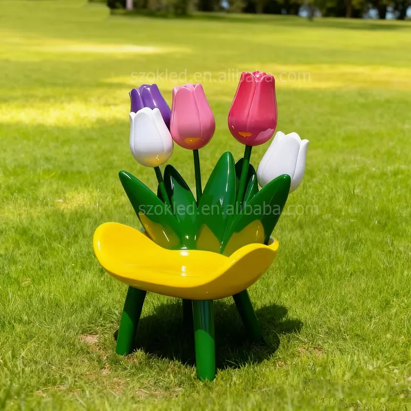 Escultura de Flores Realistas  - Gardening Tools Photo reseña y precio