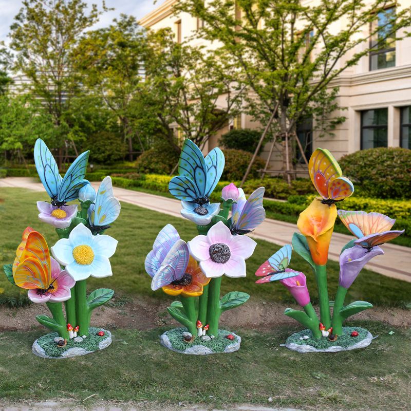 Escultura de flor de mariposa  - Gardening Tools Photo reseña y precio