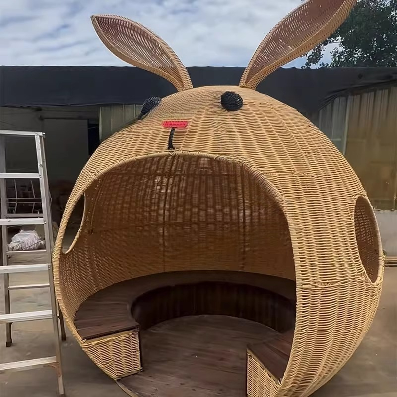 Adorno de ratán para exteriore - Gardening Tools Photo reseña y precio