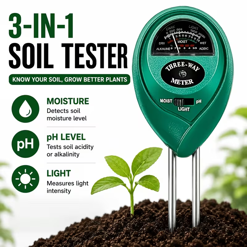 Medidor de Suelo 3 en 1 (Humed - Moisture Meter Plant reseña y precio