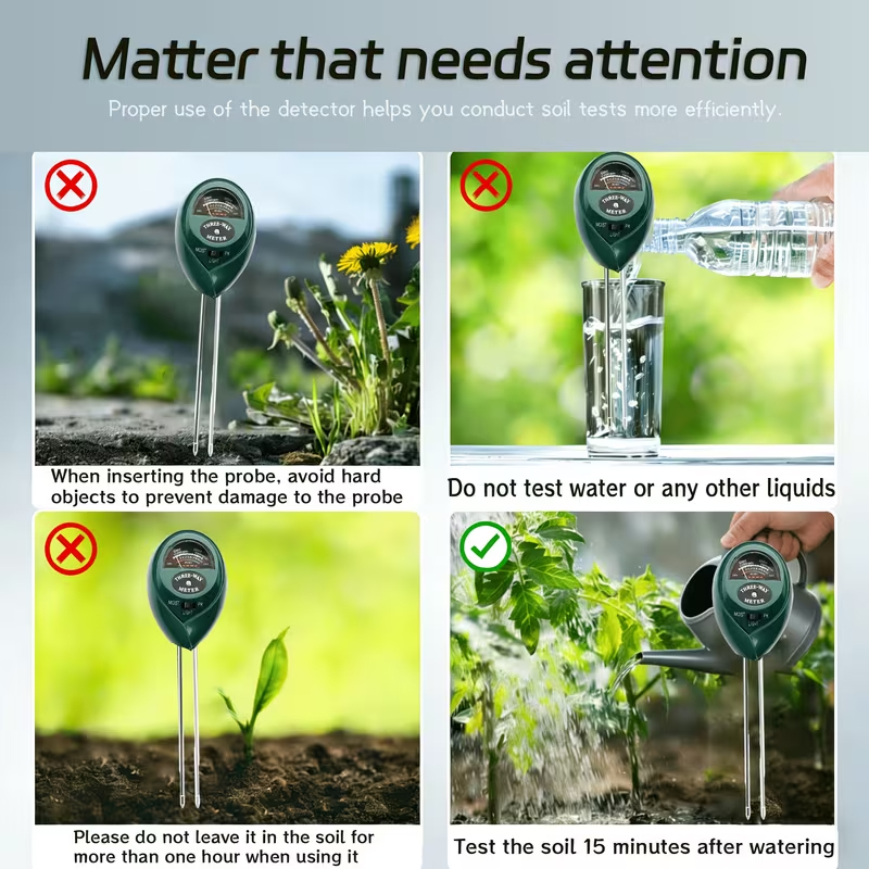 Medidor de Suelo 3 en 1 (Humed - Moisture Meter Plant reseña y precio