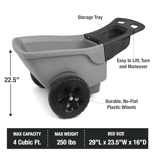 Carretilla Resistente Easy Hau - Gardening Tools Made In Usa reseña y precio